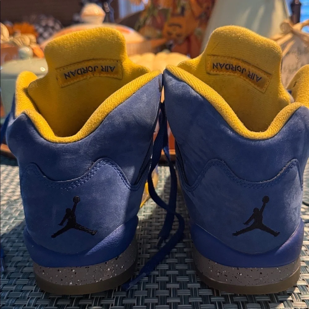 Nike Air Jordan 5 Retro Laney Varsity Royal Y7 or Womens 8.5 AJ5